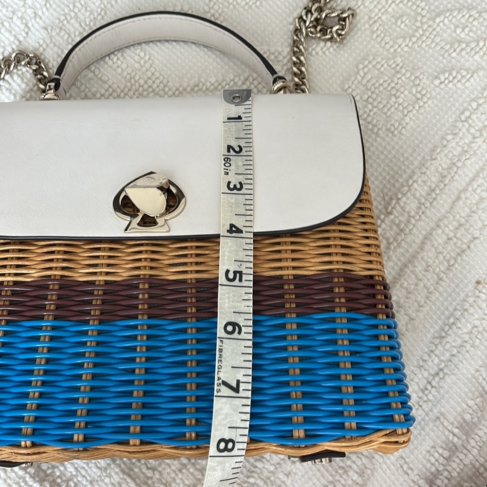 KATE SPADE Romy Wicker Medium Top-handle Bag - Picture 13 of 13